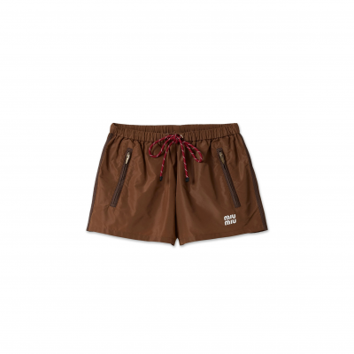 MIU MIU TECHNICAL DRAWSTRING SHORTS MP1809